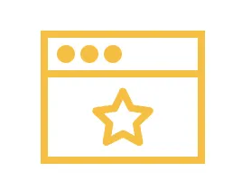Biểu tượng website tinh gọn